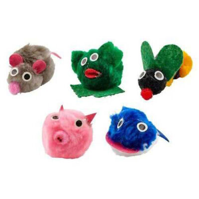 Pawise Karışık Hayvan Figürlü Kedi Oyuncağı 4,5 Cm - 1