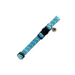 Pawise Kedi Boyun Tasması Yeşil Mavi 20-30 Cm - Pawise
