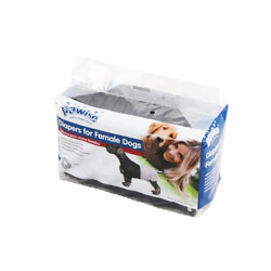 Pawise Köpek Alt Bağlama Pedi Small Siyah 12 Adet - Pawise