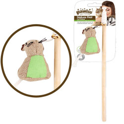 Pawise Nature First Kedi Oltası Fareli 35,5 Cm - Pawise