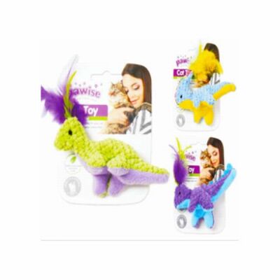 Pawise Peluş Dinazor Kedi Oyuncağı - 1