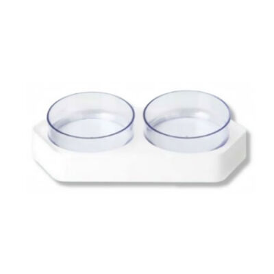 Pawise Plastik İkili Köpek Mama ve Su Kabı 2x400 Ml - 1