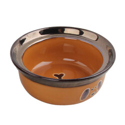 Pawise Seramik Köpek Mama Kabı Turuncu 1100 Ml - Pawise