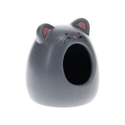 Pawise Taş Kemirgen Yuvası Ayı 11x10x12 Cm Kahve - Pawise