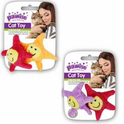 Pawise Yıldız Kedi Oyuncağı 2'li 8 Cm - 1