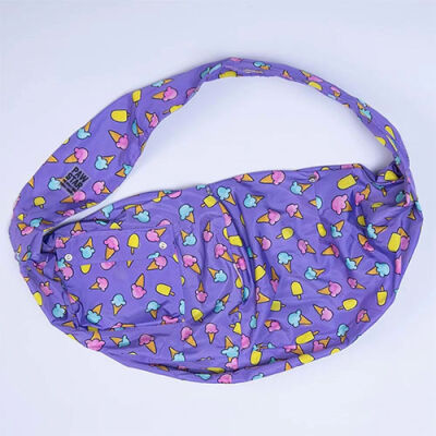 Pawstar Ice Cream Crossbody Küçük Irk Köpek Taşıma Çantası 50x15x20 Cm - 2