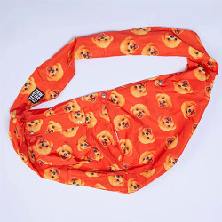 Pawstar Poodle Crossbody Küçük Irk Köpek Taşıma Çantası 50x15x20 Cm - 2