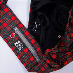 Pawstar Red Elgin Crossbody Küçük Irk Köpek Taşıma Çantası 50x15x20 Cm - 2