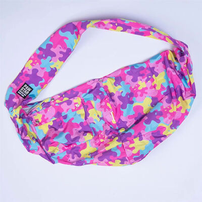 Pawstar Rosea Camouflage Crossbody Küçük Irk Köpek Taşıma Çantası 50x15x20 Cm - 2