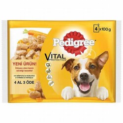 Pedigree Multipack Yetişkin Köpek Konservesi 4x100 Gr - Pedigree