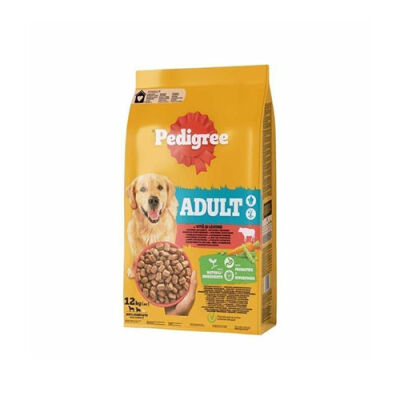 Pedigree Sığır Etli ve Kümes Hayvanlı Yetişkin Köpek Maması 12 Kg - 1