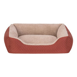 Pet Comfort Bravo Duo Köpek Yatağı Tarçın Bej Small 55x45 Cm - Pet Comfort
