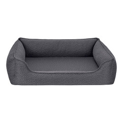 Pet Comfort Bravo Siena Ortopedik Kedi ve Köpek Yatağı Gri XL 105x80 Cm - Pet Comfort