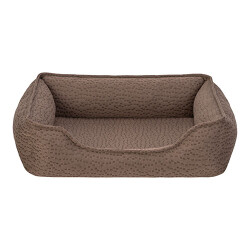 Pet Comfort Bravo Siena Ortopedik Köpek Yatağı Kahverengi XL 105x80 Cm - Pet Comfort