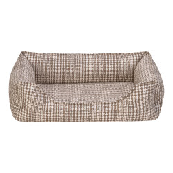 Pet Comfort Delta Varius Kedi ve Köpek Yatağı Bej Kareli XS 45x55 Cm - Pet Comfort