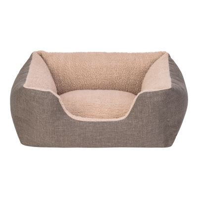 Pet Comfort Echo Varro 09 Kedi ve Köpek Yatağı Kahve Bej Small 50x60 Cm - 1