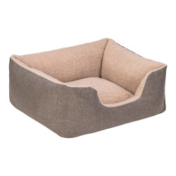 Pet Comfort Echo Varro 09 Kedi ve Köpek Yatağı Kahve Bej Small 50x60 Cm - 2