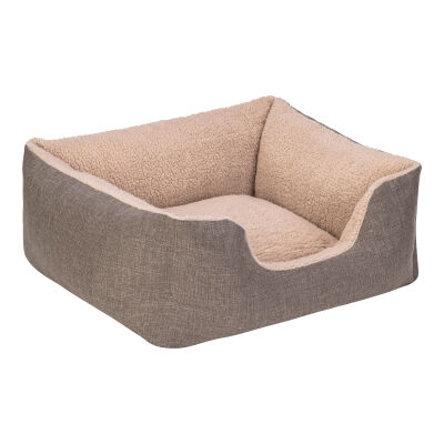 Pet Comfort Echo Varro 09 Kedi ve Köpek Yatağı Kahve Bej Small 50x60 Cm - 2