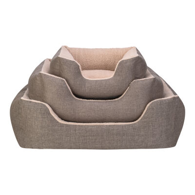 Pet Comfort Echo Varro 09 Kedi ve Köpek Yatağı Kahve Bej Small 50x60 Cm - 4