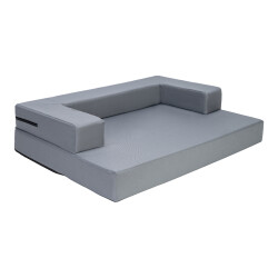 Pet Comfort Gloria Sofa Ortopedik Su Geçirmez Köpek Yatağı Gri 70x53x8 Cm - 2