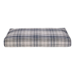 Pet Comfort Lima Varius 20 Mavi Kareli Köpek Yatağı Medium 90x60 Cm - Pet Comfort