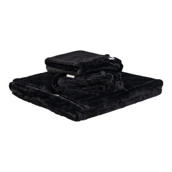 Pet Comfort Lodix Mira 04 Kedi ve Köpek Battaniyesi Siyah Medium 70x100 Cm - Pet Comfort