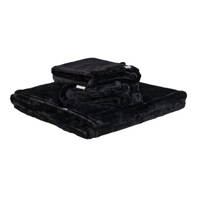 Pet Comfort Lodix Mira 04 Kedi ve Köpek Battaniyesi Siyah Medium 70x100 Cm - 1
