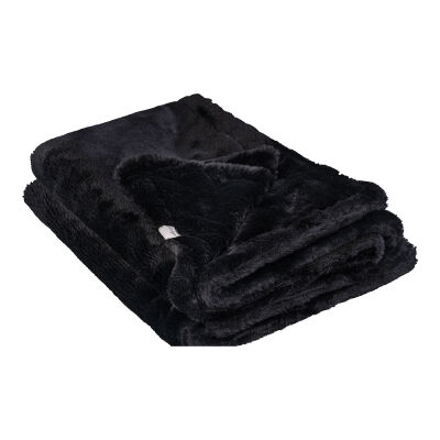 Pet Comfort Lodix Mira 04 Kedi ve Köpek Battaniyesi Siyah Medium 70x100 Cm - 4
