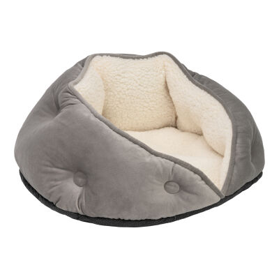 Pet Comfort Paris Kedi ve Köpek Yatağı Gri 50 Cm - 2