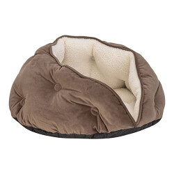 Pet Comfort Paris Kedi ve Köpek Yatağı Kahverengi 60 Cm - 2