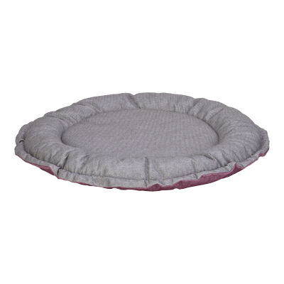 Pet Comfort Sunflower Çift Taraflı Kedi ve Köpek Yatağı Pembe Gri 85 Cm - 3