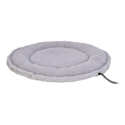 Pet Comfort Sunflower Çift Taraflı Peluş Kedi ve Köpek Yatağı Gri 60 Cm - 2
