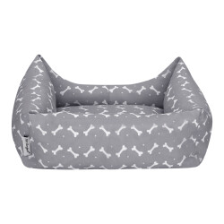 Pet Comfort Uniform Bone Kedi ve Köpek Yatağı Gri Beyaz Small 40x50 Cm - 3