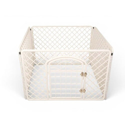 PetButik Pet Butik Plastik Köpek Oyun Bahçesi Çiti 4'lü Panel 90x60 Cm - Pet Butik