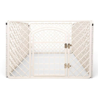 PetButik Pet Butik Plastik Köpek Oyun Bahçesi Çiti 4'lü Panel 90x60 Cm - 3