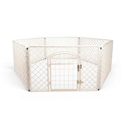 PetButik Pet Butik Plastik Köpek Oyun Bahçesi Çiti 6'lı Panel 90x60 Cm - 2