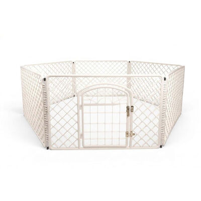 PetButik Pet Butik Plastik Köpek Oyun Bahçesi Çiti 6'lı Panel 90x60 Cm - 2