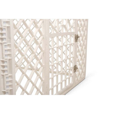 PetButik Pet Butik Plastik Köpek Oyun Bahçesi Çiti 6'lı Panel 90x60 Cm - 3