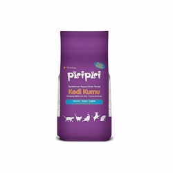 Pisipisi Pudra Kokulu Topaklanan Bentonit Kalın Taneli Kedi Kumu 2x10 Kg - Pisi Pisi