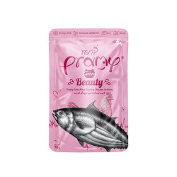 Pramy Beauty Sos İçinde Ton Balıklı ve Tavuk Etli Yetişkin Kedi Konservesi 70 Gr - Pramy