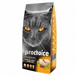 Pro Choice 32 Sterilised Tavuklu ve Pirinçli Kısırlaştırılmış Kedi Maması 15 Kg - Pro Choice