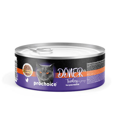 Pro Choice Döner Bites Sos İçinde Hindili Yetişkin Kedi Konservesi 70 Gr - 1