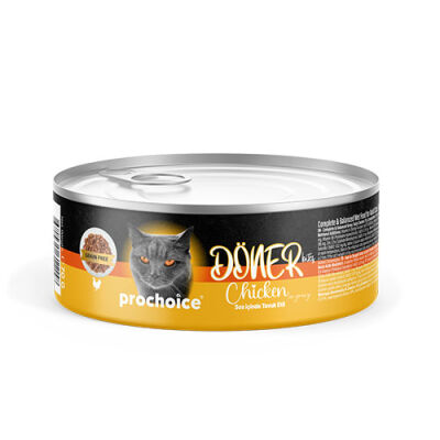 Pro Choice Döner Bites Sos İçinde Tavuklu Yetişkin Kedi Konservesi 70 Gr - 1