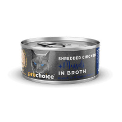 Pro Choice Hypo-Allergenic Sos İçinde Tavuklu ve Midyeli Tahılsız Yetişkin Kedi Konservesi 70 Gr - 1
