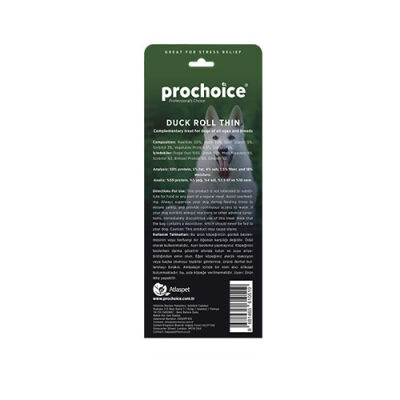 Pro Choice Ördekli Tahılsız Köpek Ödül Kemiği 2'li 12 Cm - 2
