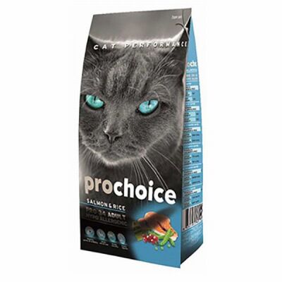 Pro Choice Pro 34 Somonlu ve Pirinçli Yetişkin Kedi Maması 15 Kg - 1