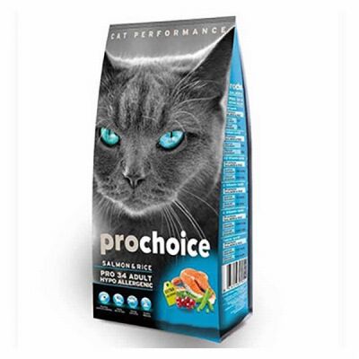 Pro Choice Pro 34 Somonlu ve Pirinçli Yetişkin Kedi Maması 2 Kg - 1