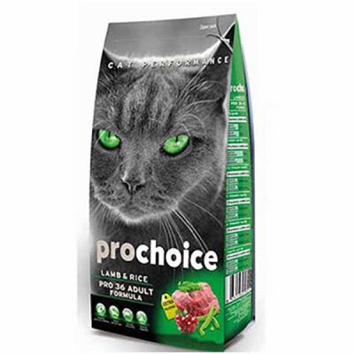 Pro Choice Pro 36 Kuzulu ve Pirinçli Yetişkin Kedi Maması 2 Kg - 1