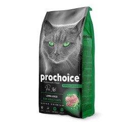 Pro Choice Pro 36 Kuzulu ve Pirinçli Yetişkin Kedi Maması 2 Kg - 1