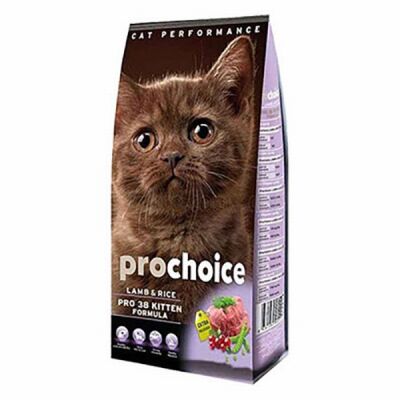 Pro Choice Pro 38 Kitten Kuzulu ve Pirinçli Yavru Kedi Maması 15 Kg - 1